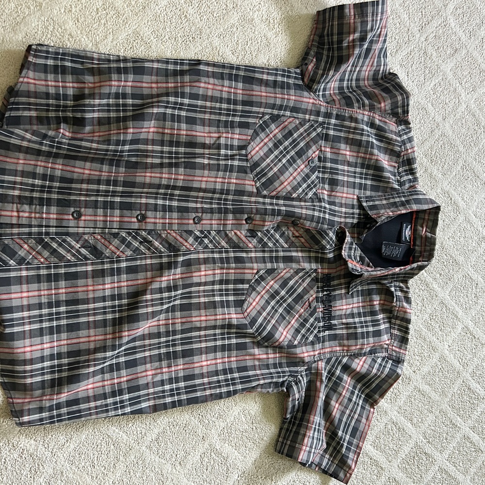 Harley Davidson Plaid short sleeve